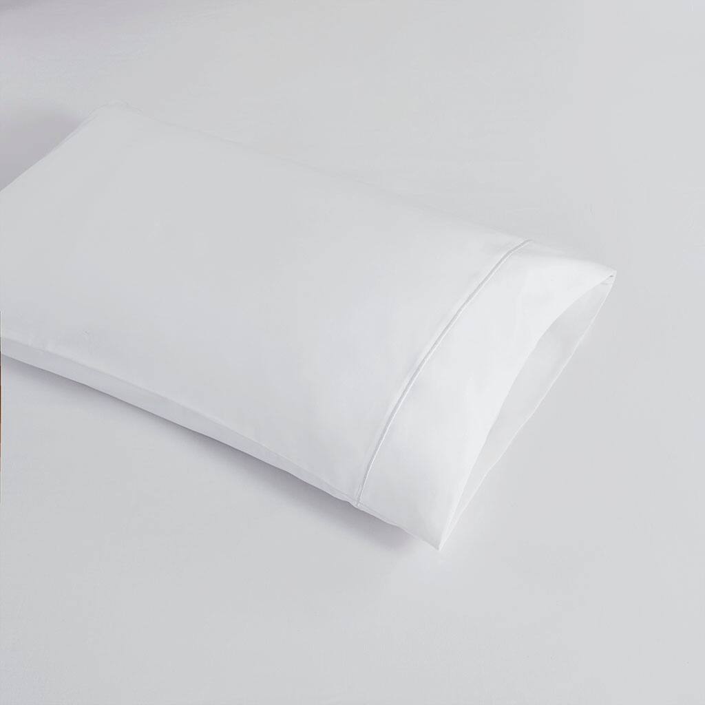 Alt View 3. Gracie Mills - Gracie Mills Noelia 600 Thread Count Cotton Sheet Set - White.