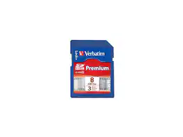 Verbatim - 8GB Premium 96318 Secure Digital High Capacity (SDHC) Card