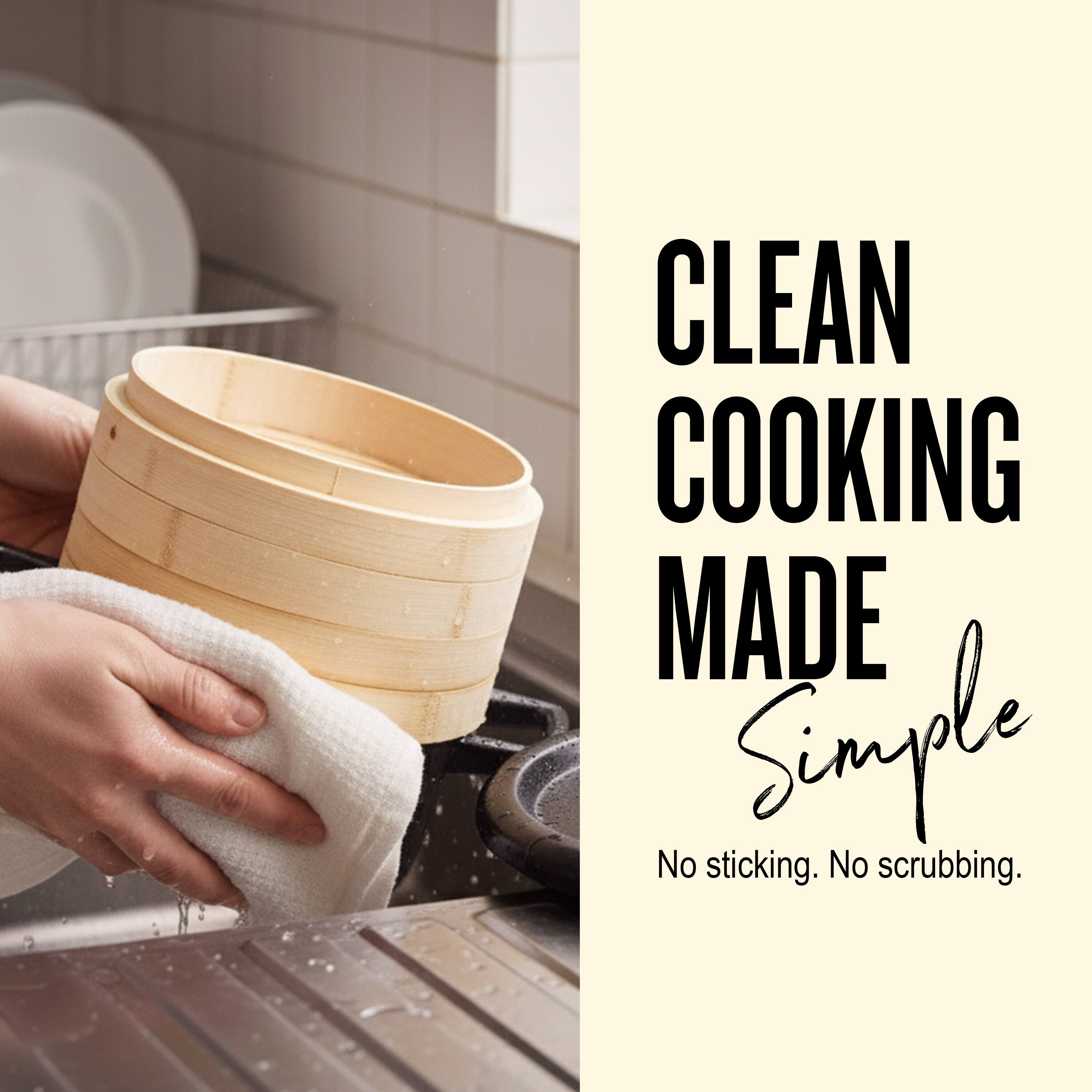 CLEAN COOKING MADE Simple  
No sticking. No scrubbing.