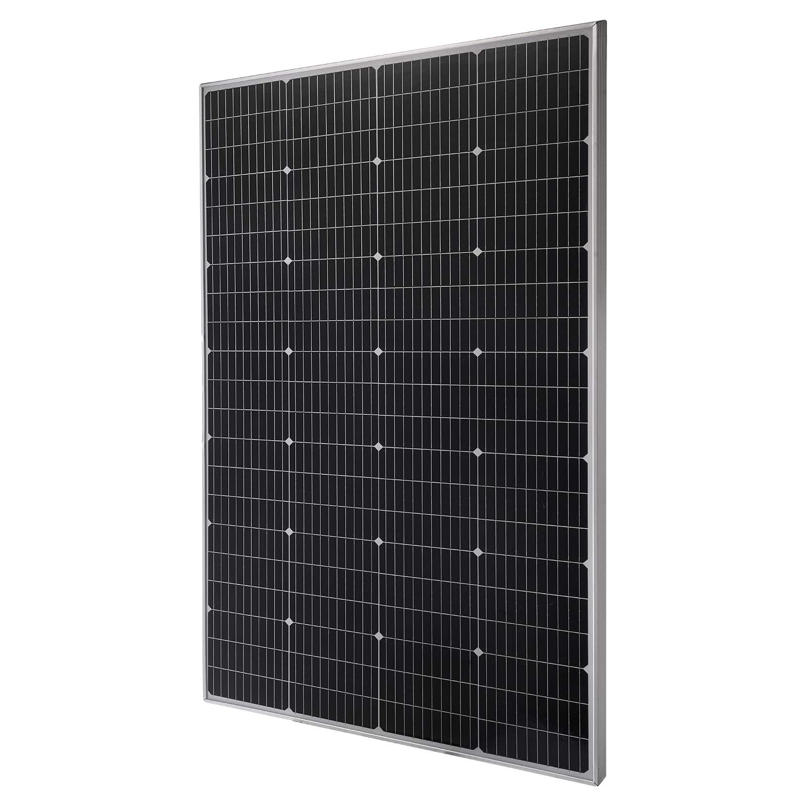 VEVOR - 200W Monocrystalline Solar Panel, 23% High-Efficiency Mono PV Module with Stable MC4 Output & Aluminum Frame - Black