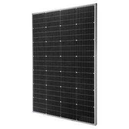 VEVOR - 200W Monocrystalline Solar Panel, 23% High-Efficiency Mono PV Module with Stable MC4 Output & Aluminum Frame - Black