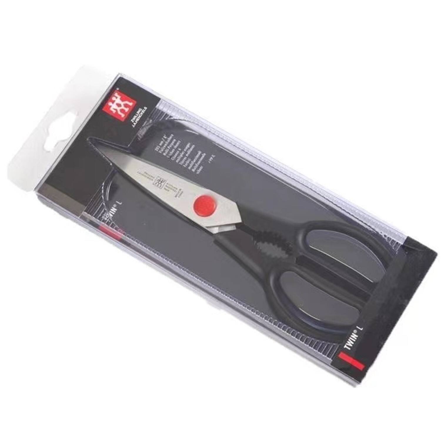 Alt View 1. ZWILLING - TWIN L Stainless Steel 8 Inch Zwilling Kitchen Shears - Black.