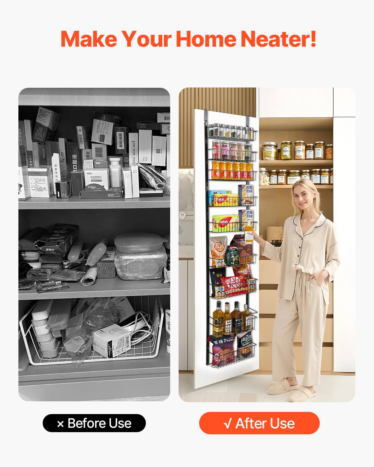 Make Your Home Neater!

x Before Use

v After Use