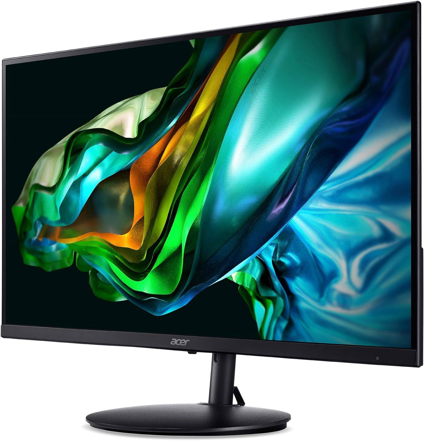 Left. Acer - SH272U 27" LCD Monitor 100Hz WQHD 2560x1440 IPS 1ms - Black.