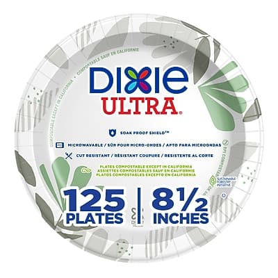 "Dixie - Ultra Pathways 8.5"" Paper Plates, 125 Plates/Pack (SXP9PATH) - Multicolored" price history on PriceWatchPro