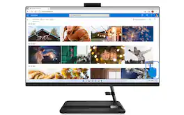 Lenovo - Refurbished Excellent - IdeaCentre AIO 3i Business All-in-One 27" Touchscreen IPS (Intel i7-13620H, 16GB DDR4, 1TB PCIe SSD, Win 11 Home) - Black