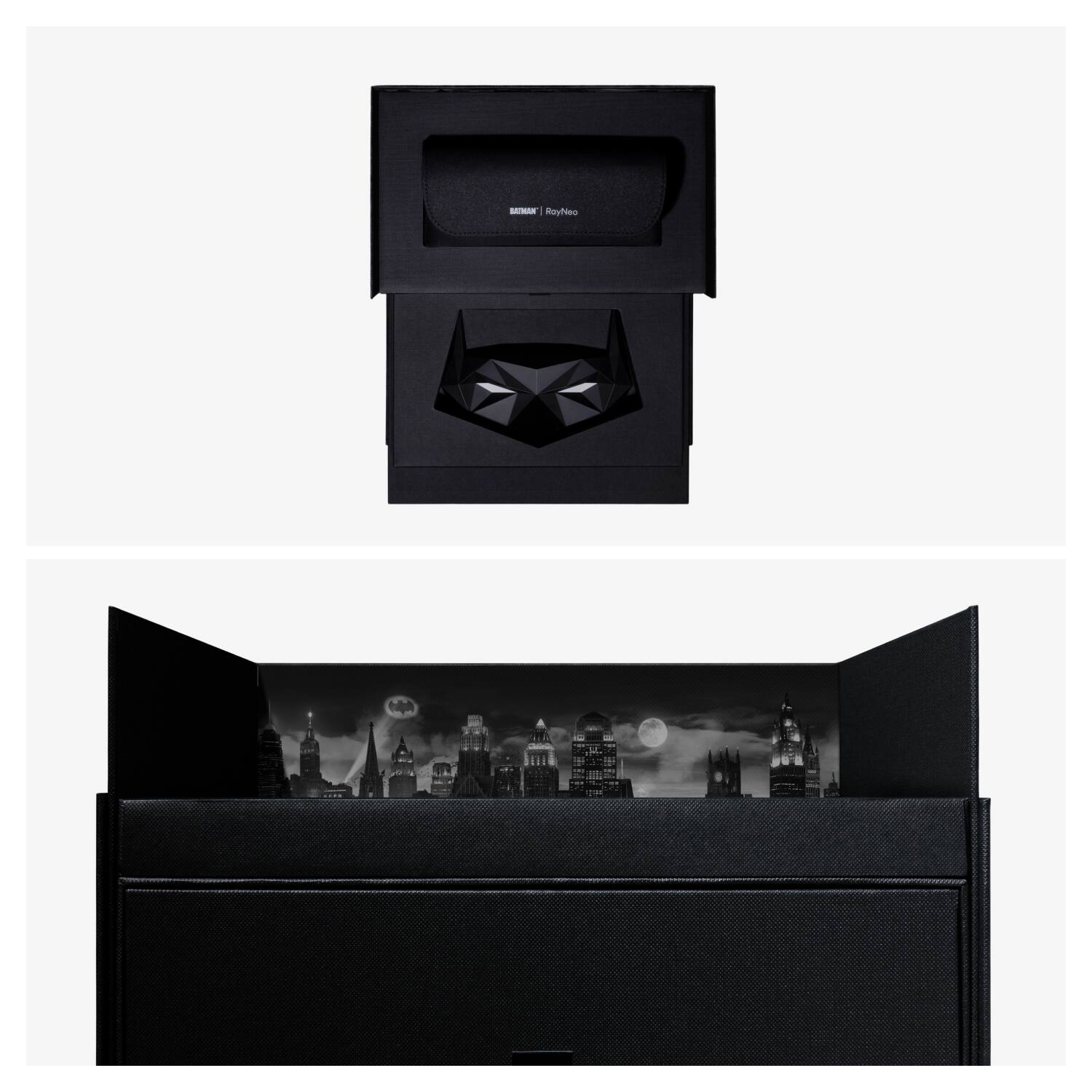 Alt View 3. RayNeo - RayNeo Air 4 Pro AR/XR Smart Glasses with HDR10 Display - Limited Justice Edition - Batman.