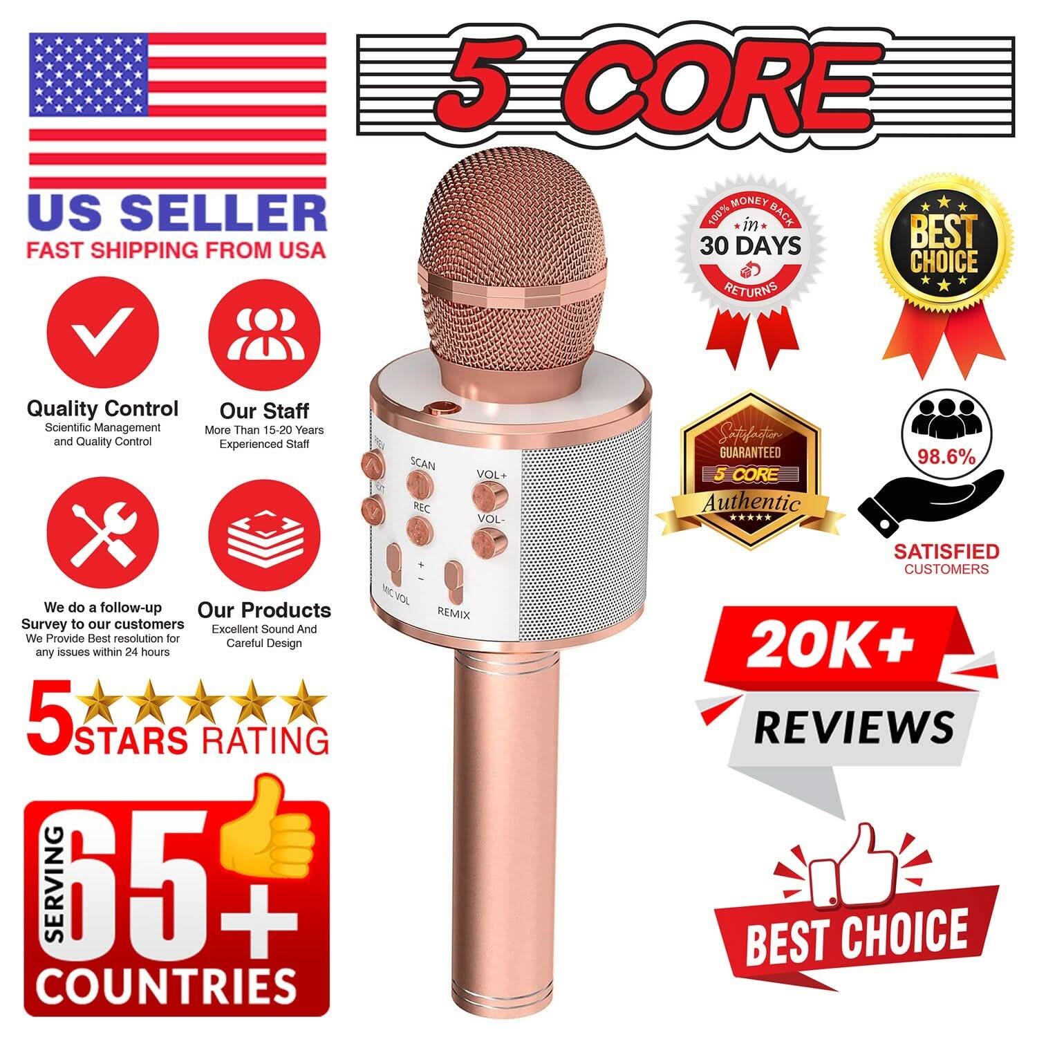 US SELLER FAST SHIPPING FROM USA  
5 CORE MONEY BACK 190% in 30 DAYS BEST CHOICE RETURNS  
Quality Control: Scientific Management and Quality Control  
Our Staff: More Than 15-20 Years and Experienced Staff  
We do a follow-up Survey to our customers  
Our Products: Excellent Sound And Careful Design  
5 STARS RATING  
SERVING 65+ COUNTRIES  
20K+ REVIEWS  
SATISFIED CUSTOMERS: 98.6%  
GUARANTEED 5 CORE Authentic  
BEST CHOICE