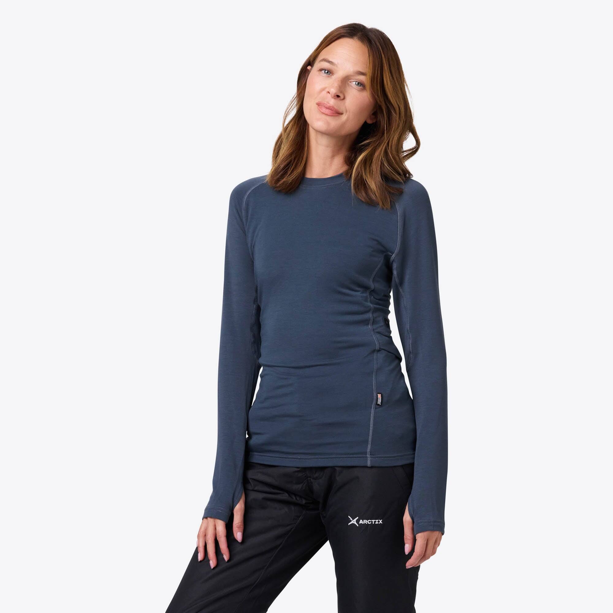 Mobile Warming - Women's BaseLite Heated Baselayer Shirt - Arctic Blue price history on PriceWatchPro