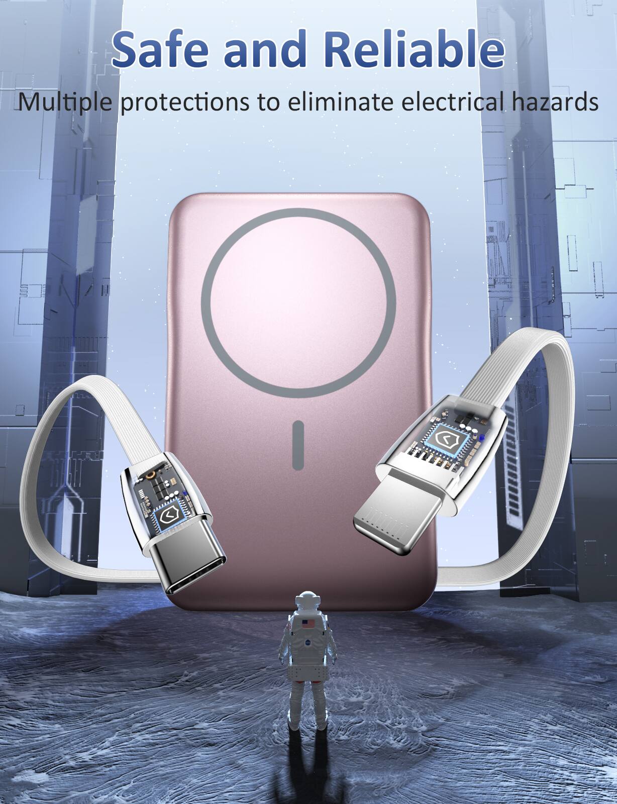 Safe and Reliable  
Multiple protections to eliminate electrical hazards
