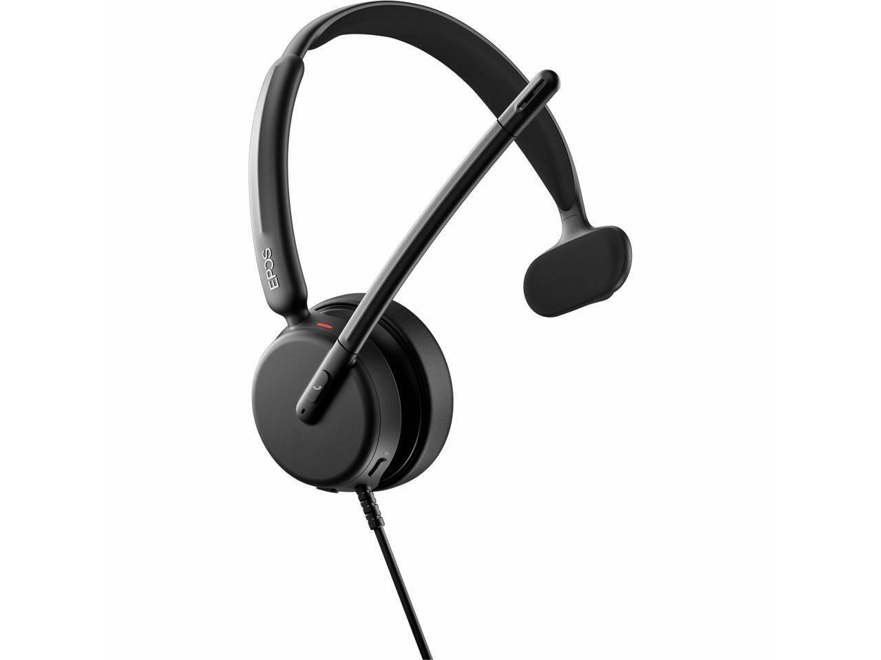 Alt View 5. EPOS - EPOS IMPACT 430 Headset - Microsoft Teams, USB-C, Noise Cancelling, Mono, Wired - Black.