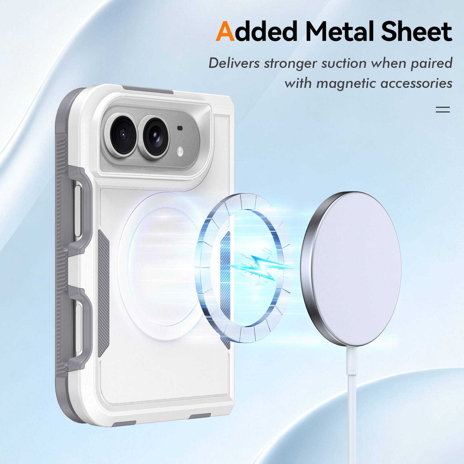 UUCOVER Magnetic Case for Apple iPhone Duo,Shockproof TPU+PC Case ...