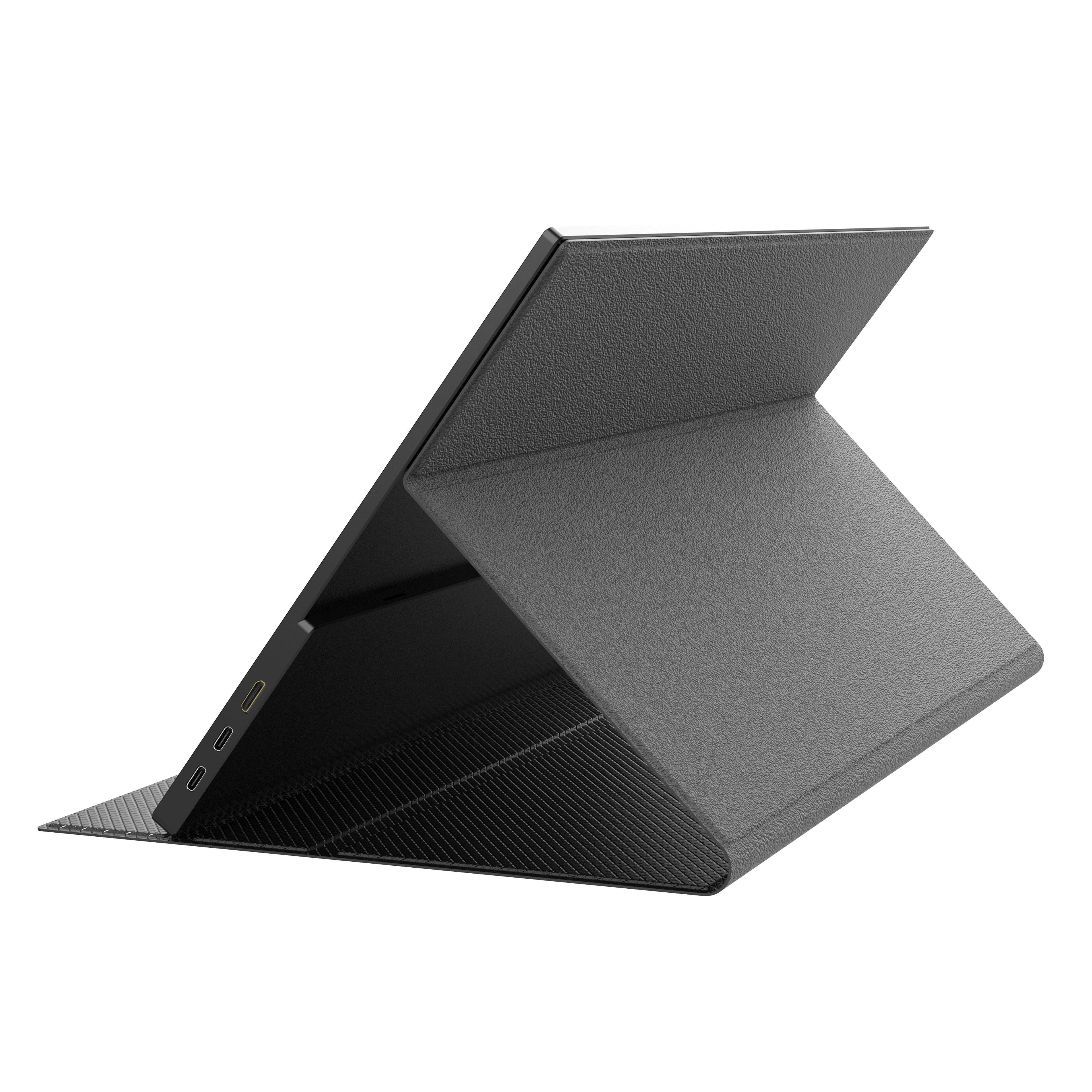 Alt View 13. AOC - 16T15 15.6" IPS Portable Monitor, FHD, 1920x1080, 60Hz, 5Ms, USB-C,Carry Case / Stand - Black.