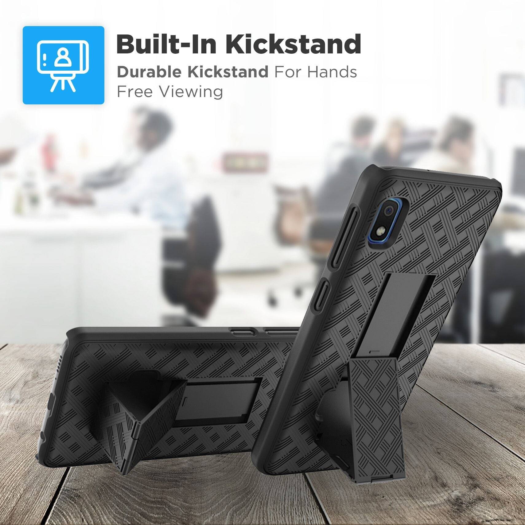 Built-In Kickstand  
Durable Kickstand For Hands Free Viewing