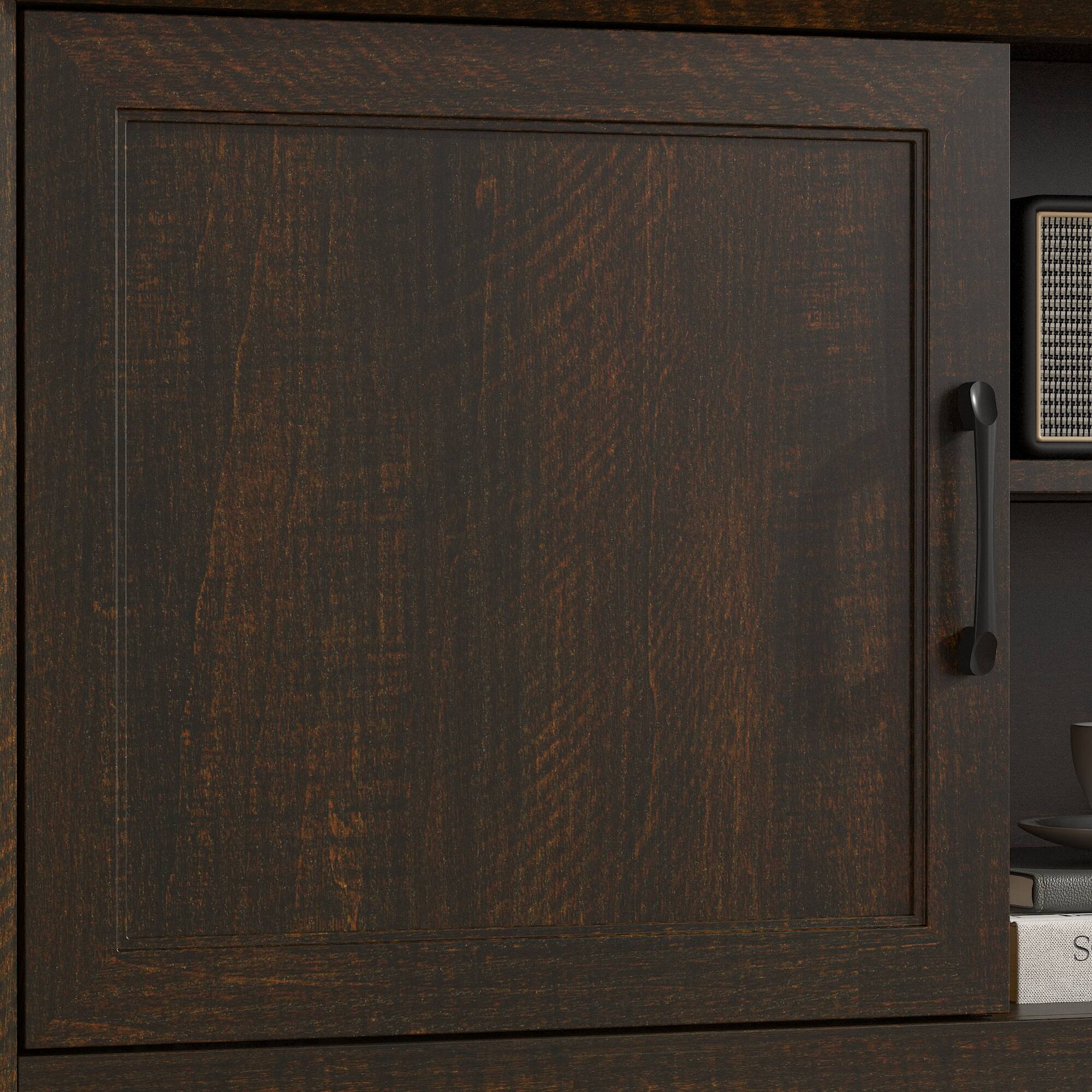 Alt View 7. Famapy - Traditional Upto 70" TV Stand with Cable Management, Storage Cabinets and Open Shelves, Classic Media Console - Brown.