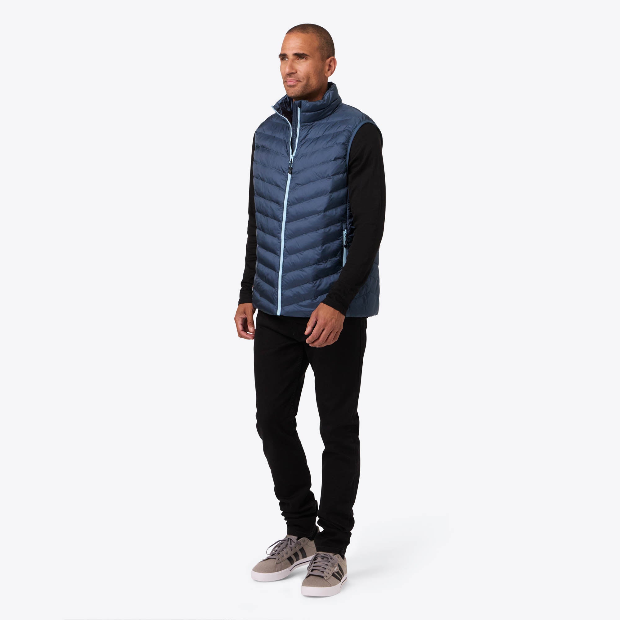 Alt View 2. Mobile Warming - App Controlled Men's Backcountry Xtera Heated Vest - Artic Blue.