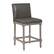 Angle. OSP Home Furnishings - Abbott 26" Spindle Stool - Pewter / Brushed Grey.