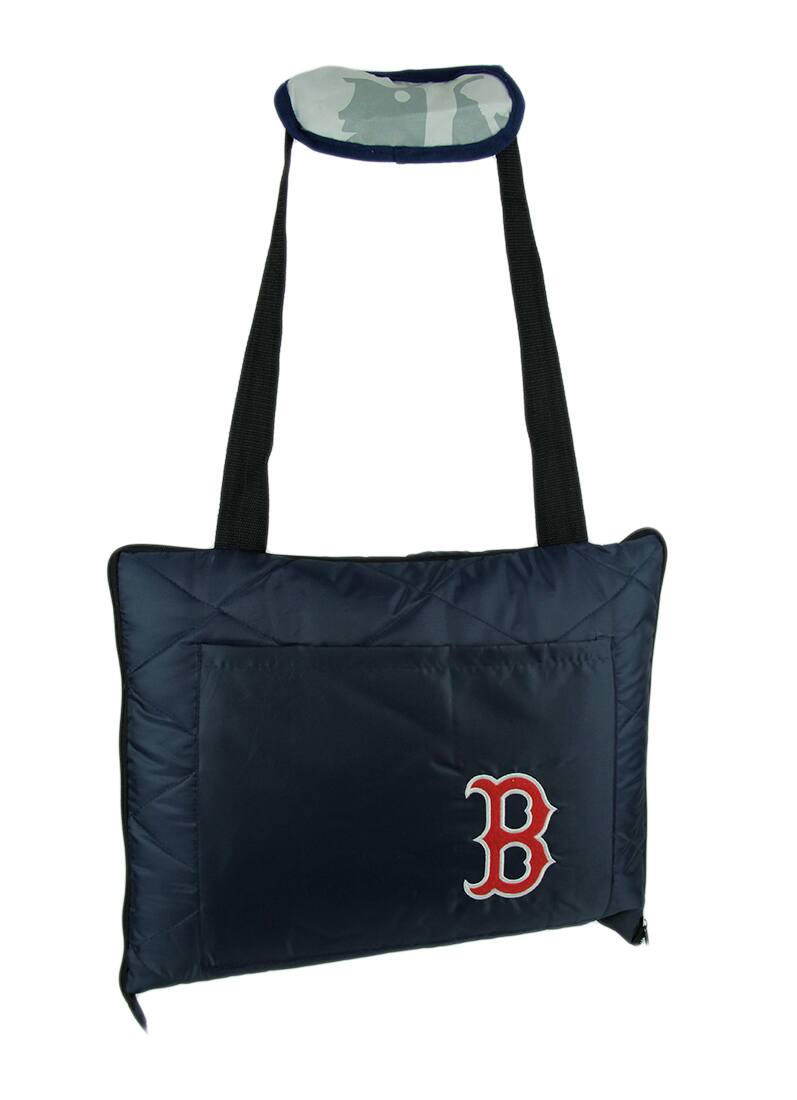 Front. Northwest - Boston Red Sox Zip Up Travel Throw Blanket Stadium Cushion - Blue.