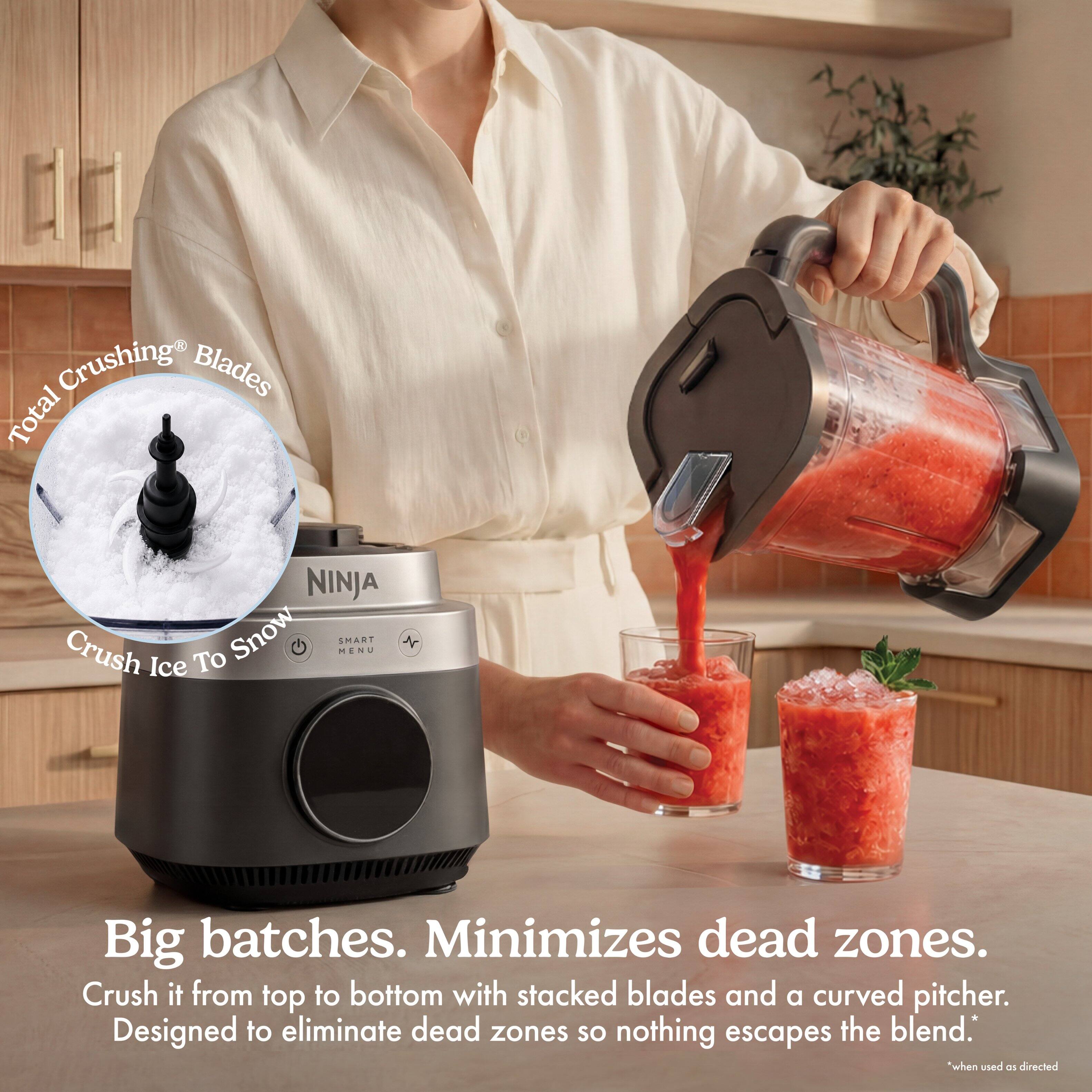 Ninja CrushBOSS Intelligent Blender With SmoothSense Technology Onyx