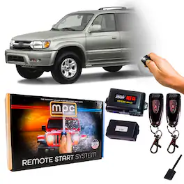 MPC - Complete 1-Button Remote Start Kit For 1999-2002 Toyota 4Runner Module - Black