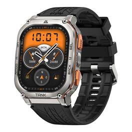 KOSPET - P-MU001-S TANK M3 Ultra 1.96-In.-AMOLED GPS Smartwatch with Silicone Band (Silver) - Silver - (2025)