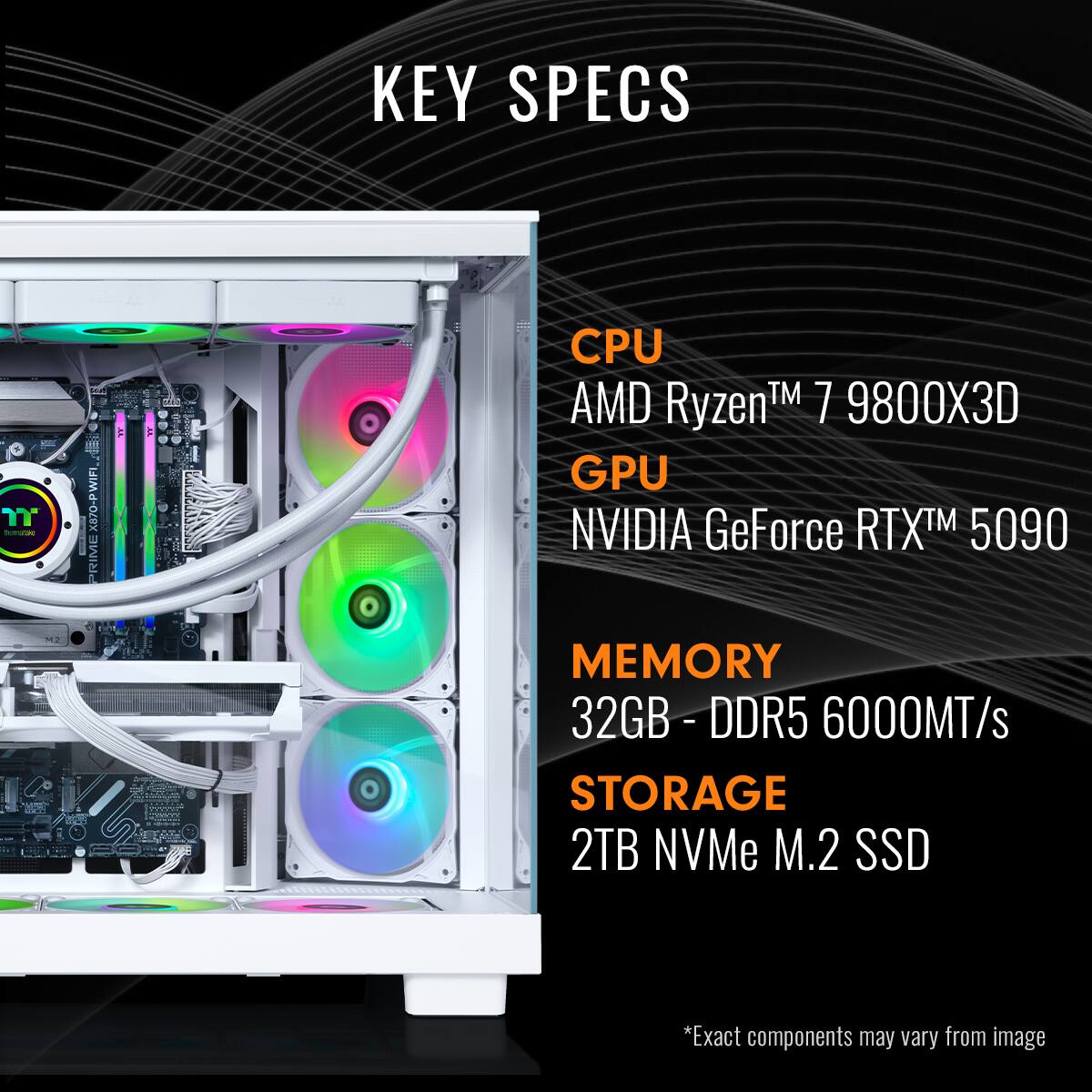 Thermaltake LCGS View 9890S 380XL Gaming Desktop AMD Ryzen 7