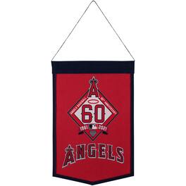 Winning Streak Sports - Los Angeles Angels 18'' x 12'' 60th Anniversary Traditions Banner - Red