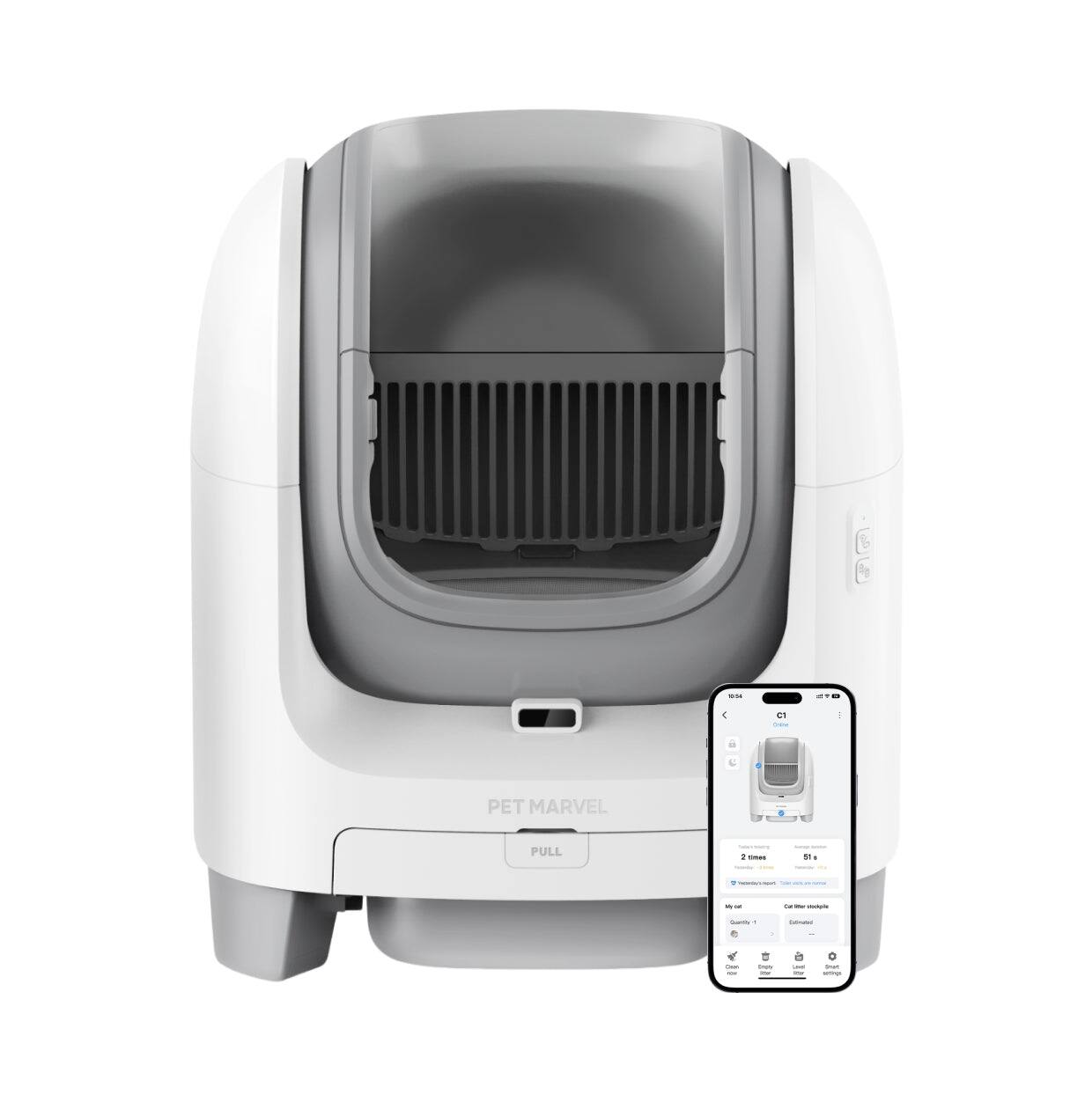 The text on the image is "PET MARVEL PULL."