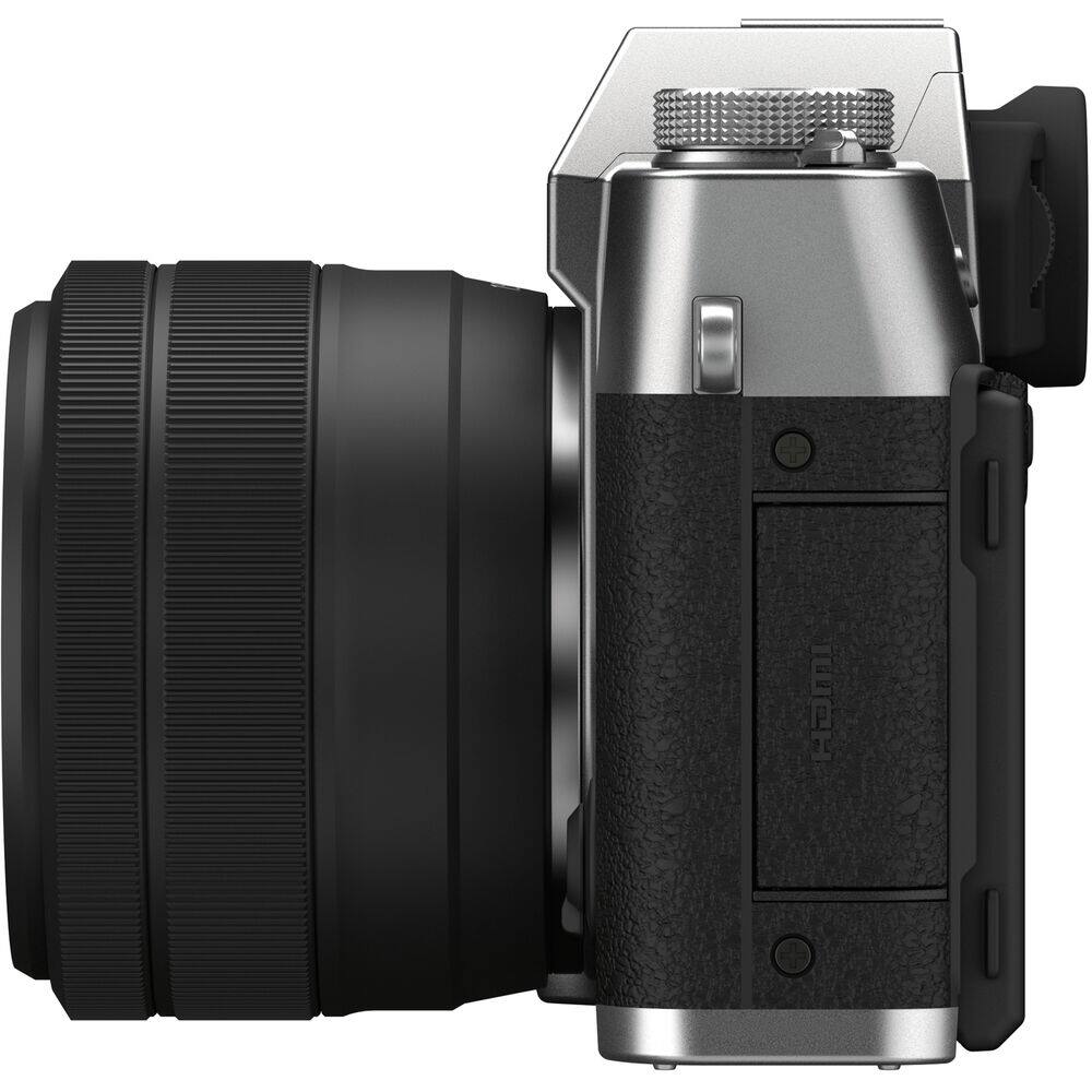 Back. Fujifilm - FUJIFILM X-T30 II Mirrorless Camera with XC 15-45mm OIS PZ Lens (Silver).