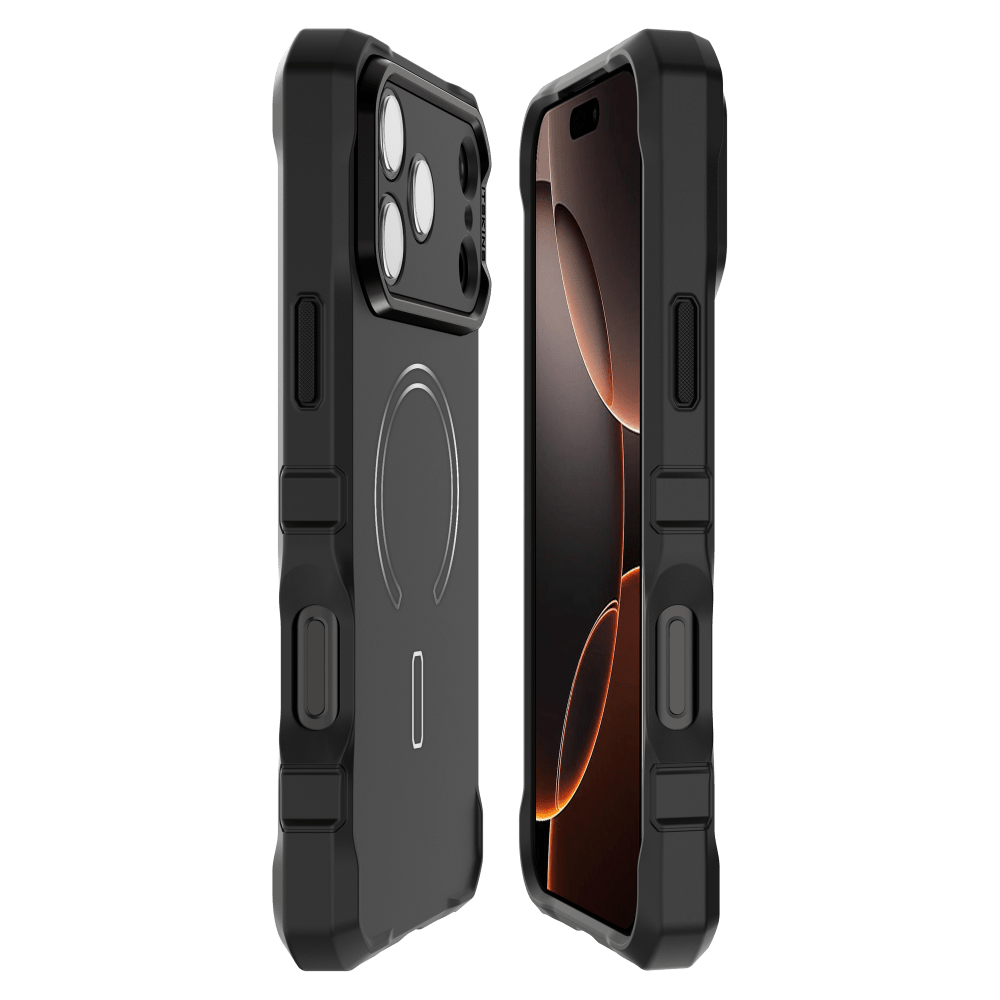 Alt View 1. Itskins - Supreme_R Bold MagSafe Case for Apple iPhone 18 Pro Max / 17 Pro Max - Black.