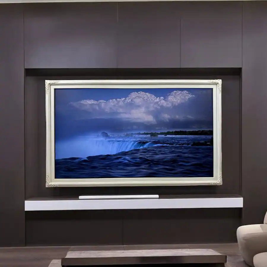 Large Tv Frame LAREDO FRAME FACTORY 75 inch Handmade Tv frame for Samsung The Frame tv ...