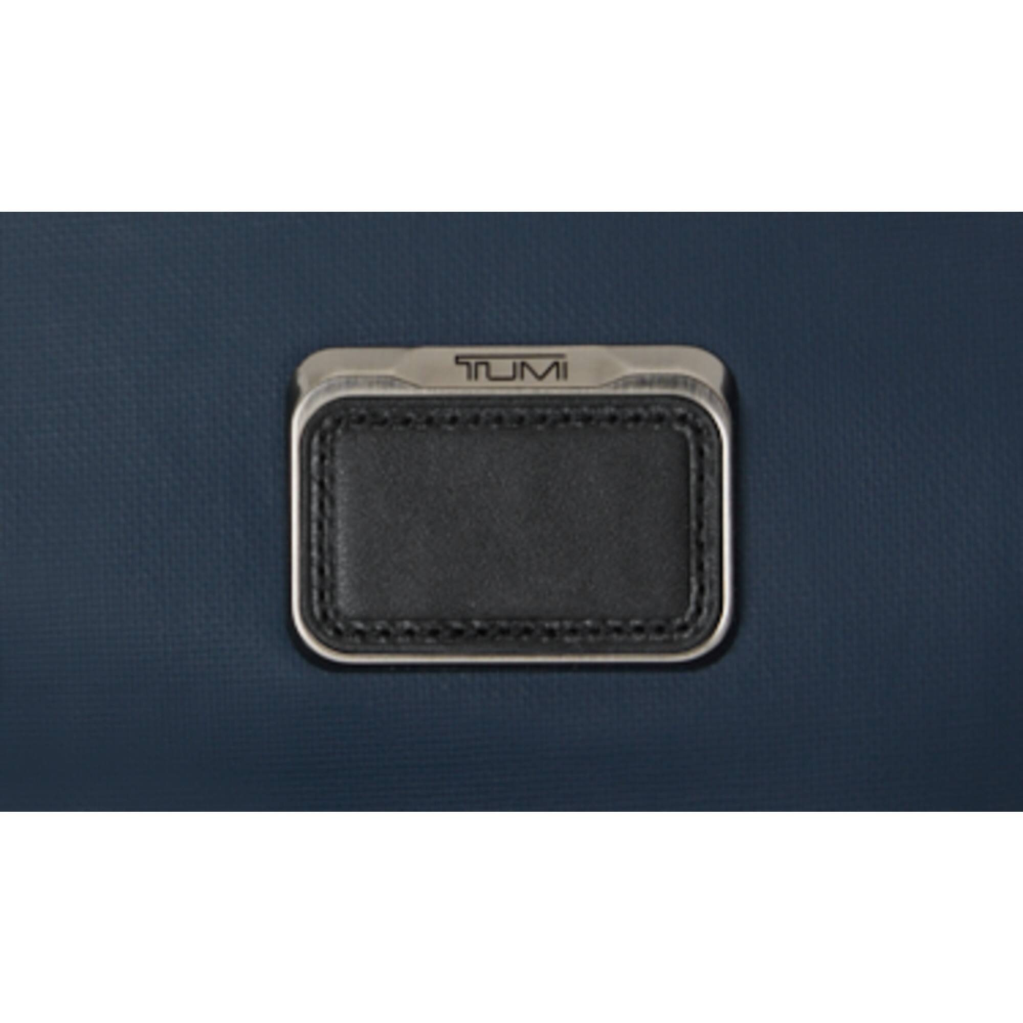 Left. TUMI - Alpha Bravo Navigation Backpack - Navy Coated Canvas.