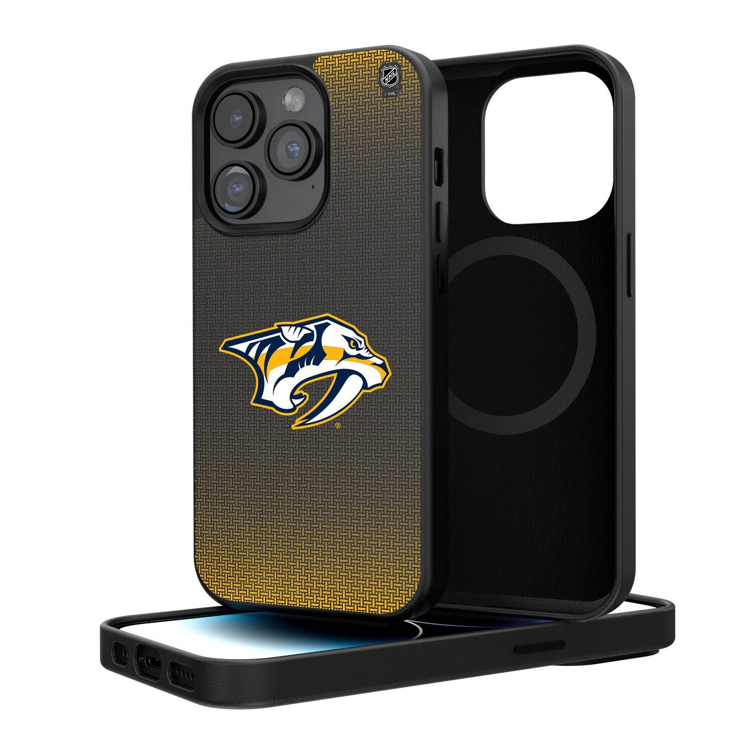 Keyscaper - NHL - Nashville Predators Linen Logo iPhone Magnetic Bump Case - 15 Pro - Black price history on PriceWatchPro