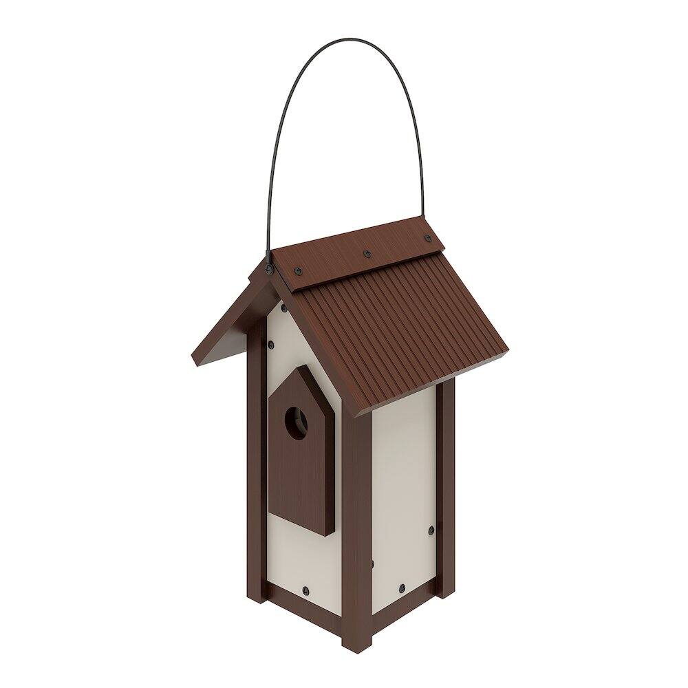 Alt View 1. New Age Pet - ECOFLEX Feathered Friends A-Frame Retreat Bird Feeder - Small - RHBAF44-09S.