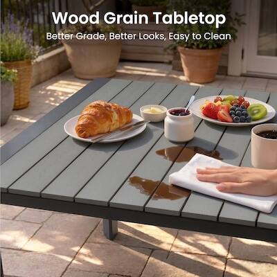 Wood Grain Tabletop  
Better Grade, Better Looks, Easy to Clean