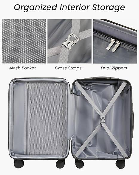Organized Interior Storage

- Mesh Pocket
- Cross Straps
- Dual Zippers
