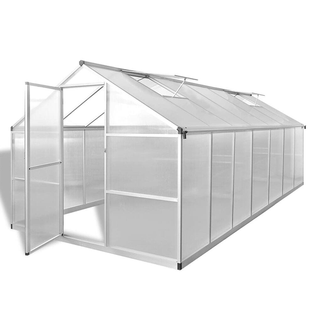 Angle. vidaXL - vidaXL Greenhouse Transparent Aluminum Large UV-resistant materials - Transparent.