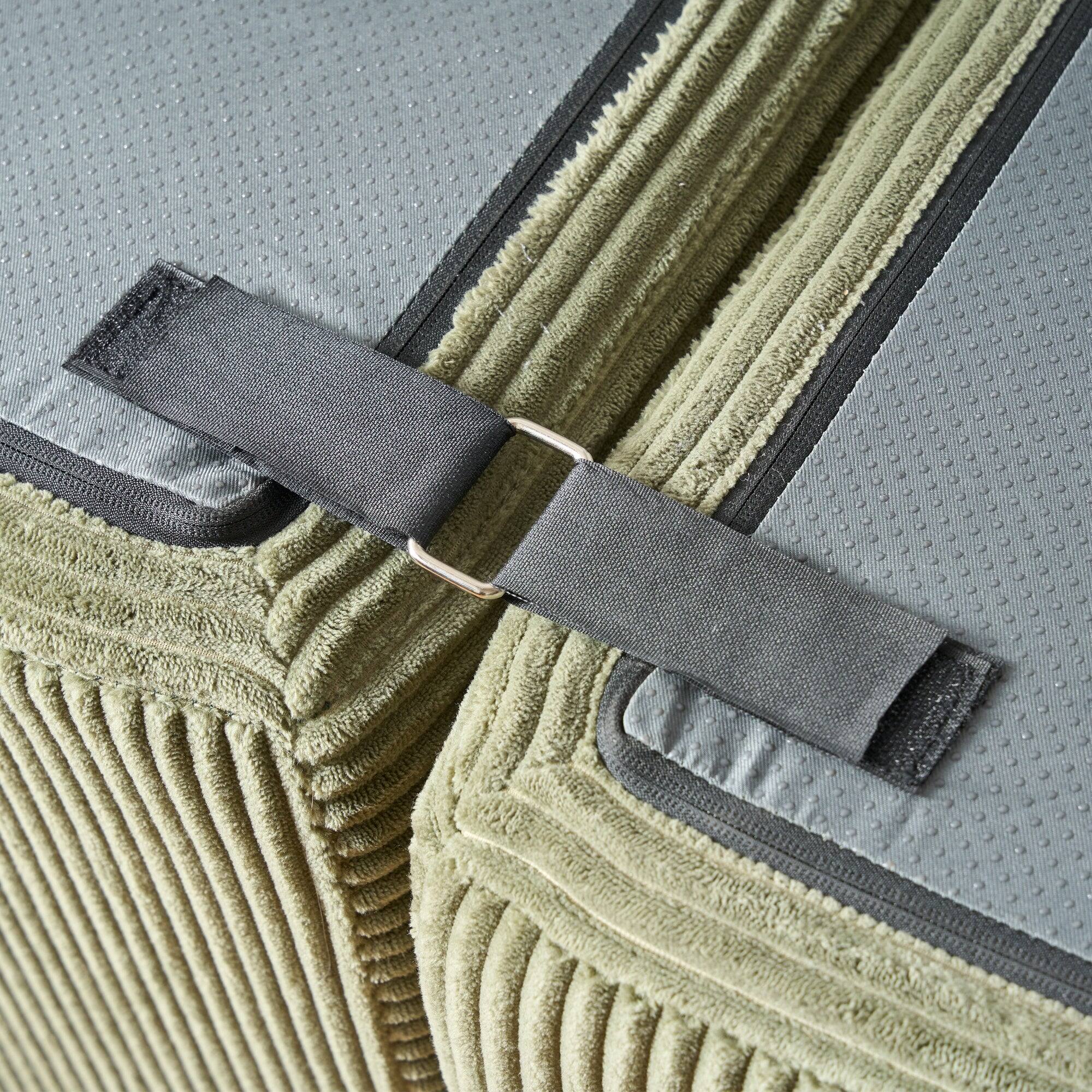 Alt View 7. Boyel Living - Compressed Modular Green Corduroy Sofa No Assembly Required 6-Seat - Green.