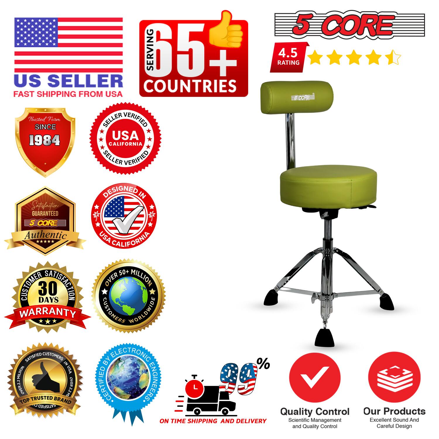 5 CORE  
4.5 RATING  

US SELLER  
FAST SHIPPING FROM USA  

SERVING 65+ COUNTRIES  

TRUSTED SINCE 1984  

SELLER VERIFIED  
USA CALIFORNIA  

DESIGNED IN USA CALIFORNIA  

5 CORE Authentic  

30 DAYS WARRANTY  

OVER 50+ MILLION CUSTOMERS WORLDWIDE  

CERTIFIED BY ELECTRONIC ENGINEERS  

ON TIME SHIPPING AND DELIVERY  

QUALITY CONTROL  
Scientific Management and Quality Control  

OUR PRODUCTS  
Excellent Sound And Careful Design  

GUARANTEED  
SATISFACTION GUARANTEED  

TOP TRUSTED BRAND  

CERTIFIED  
CERTIFIED BY ELECTRONIC ENGINEERS  

%