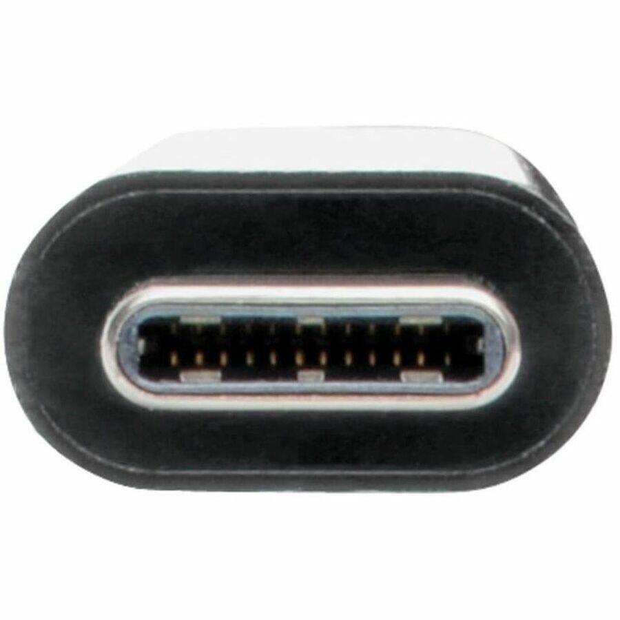 Alt View 7. Tripp Lite - Eaton Tripp Lite Series 3-Port USB-C Hub - USB 3.x (5Gpbs) Hub Ports, Gigabit Ethernet, 60W PD Charging, Black - USB.