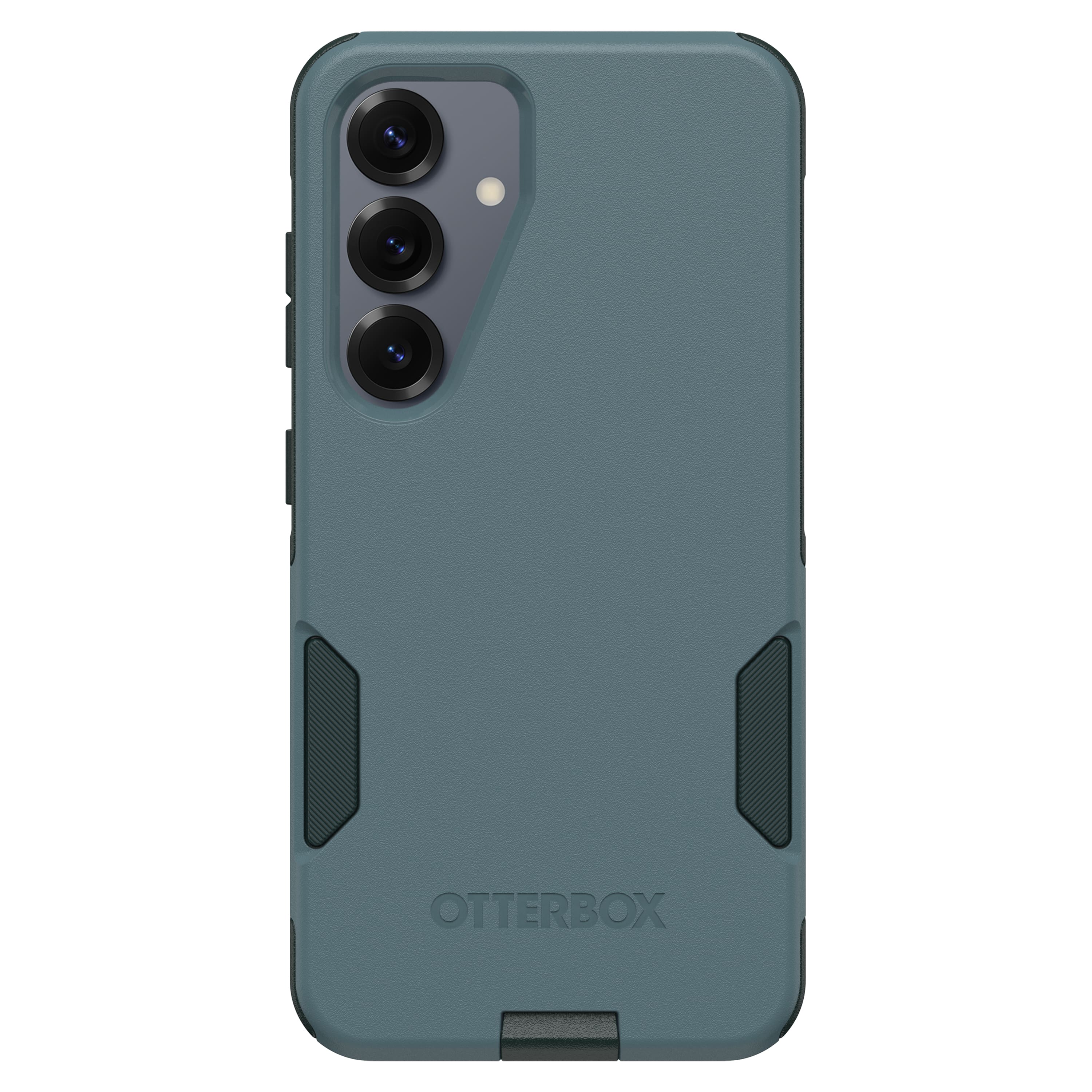 Angle. OtterBox - Commuter Series Hard Shell for Samsung Galaxy S25 - Green.