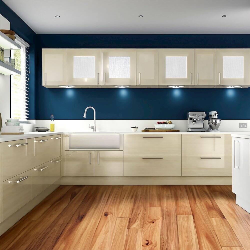 Back. Whitehaus - Brushed Stainless Steel Commercial Single Bowl Front Apron Sink - Silver.