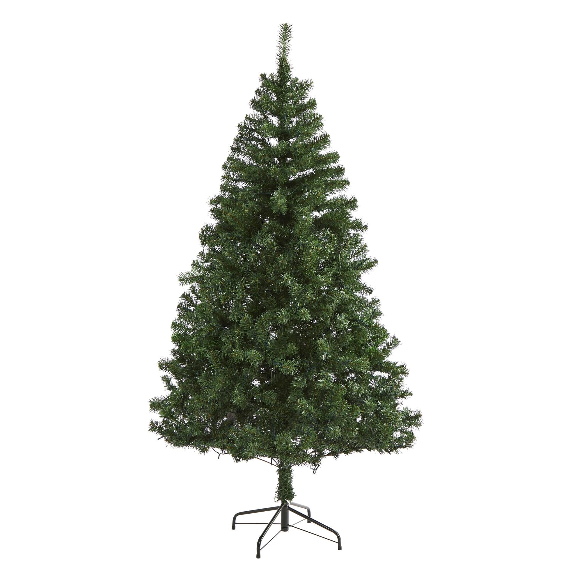 Front. BreeBe - 7' Northern Tip Pine Christmas Tree with 1000 Tips - Green.