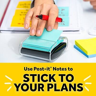 Use Post-it® Notes to  
STICK TO YOUR PLANS