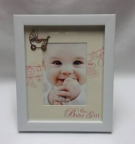 Jiallo - It's a Girl picture frame - Silver, Multi Color