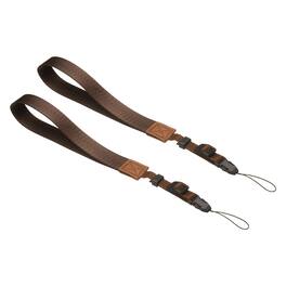 Unique Bargains - 2pcs Camera Wrist Strap, Safety Adjustable Hand Strap Lanyard for DSLR SLR Digital Camera - Brown