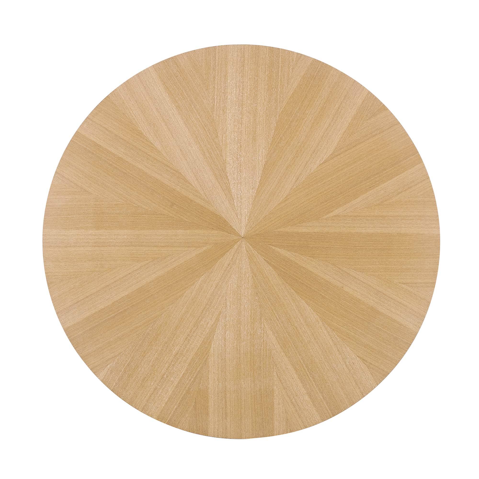 Alt View 4. Modway - Crossroads Round Wood Coffee Table by Modway - Oak.