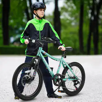 bike with helmet 20 20" Kent Tempest For kids with a sense of adventure SPATIAL 20" BMX Bicycle,Fits Rider