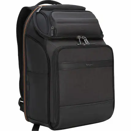 Front. Targus - Targus CitySmart TSB895 Carrying Case Rugged (Backpack) for 15.6" to 16" Notebook - Gray - TAA Compliant - Water - Charcoal Gray.