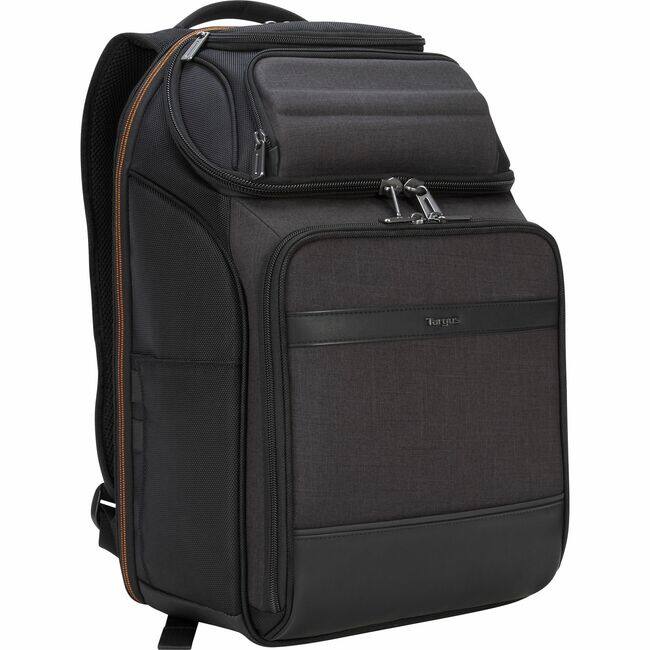 Front. Targus - Targus CitySmart TSB895 Carrying Case Rugged (Backpack) for 15.6" to 16" Notebook - Gray - TAA Compliant - Water - Charcoal Gray.